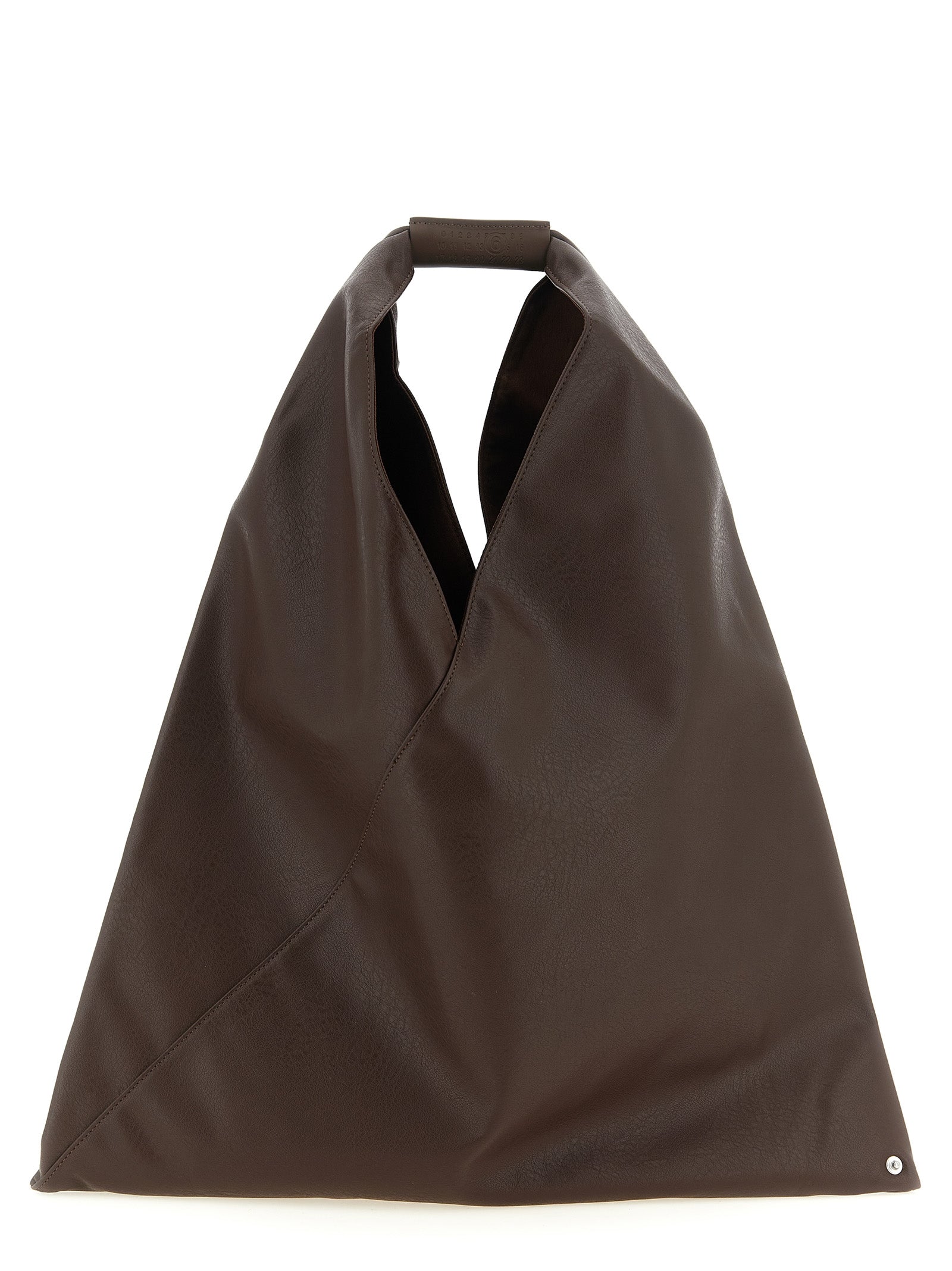 Japanese Classic Polyurethane Leather-Effect Midi Handbag