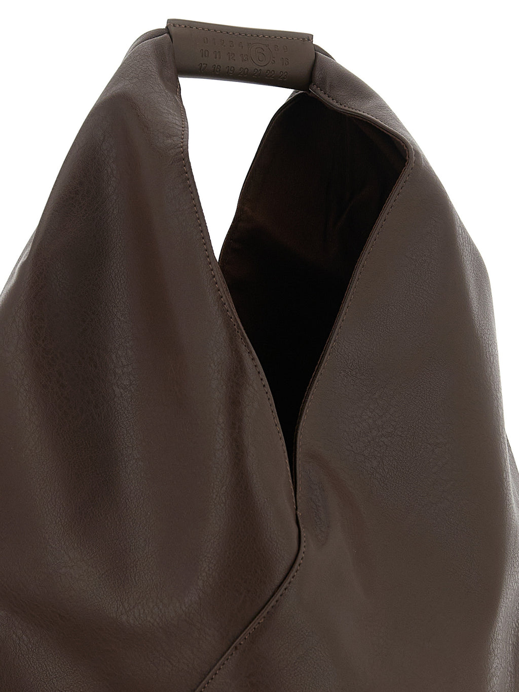 Japanese Classic Polyurethane Leather-Effect Midi Handbag
