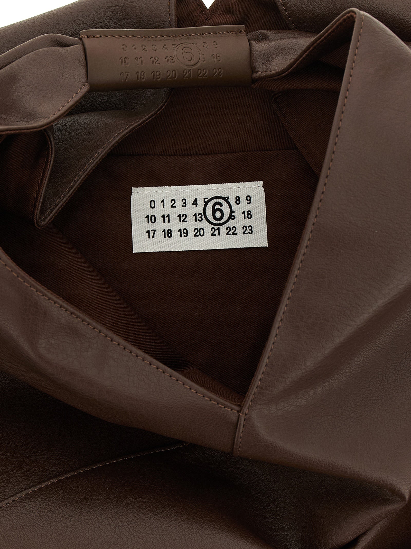 Japanese Classic Polyurethane Leather-Effect Midi Handbag