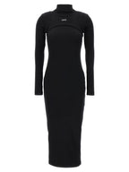 Ribbed Cotton Long Dress