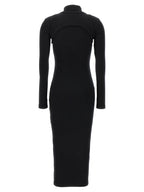 Ribbed Cotton Long Dress
