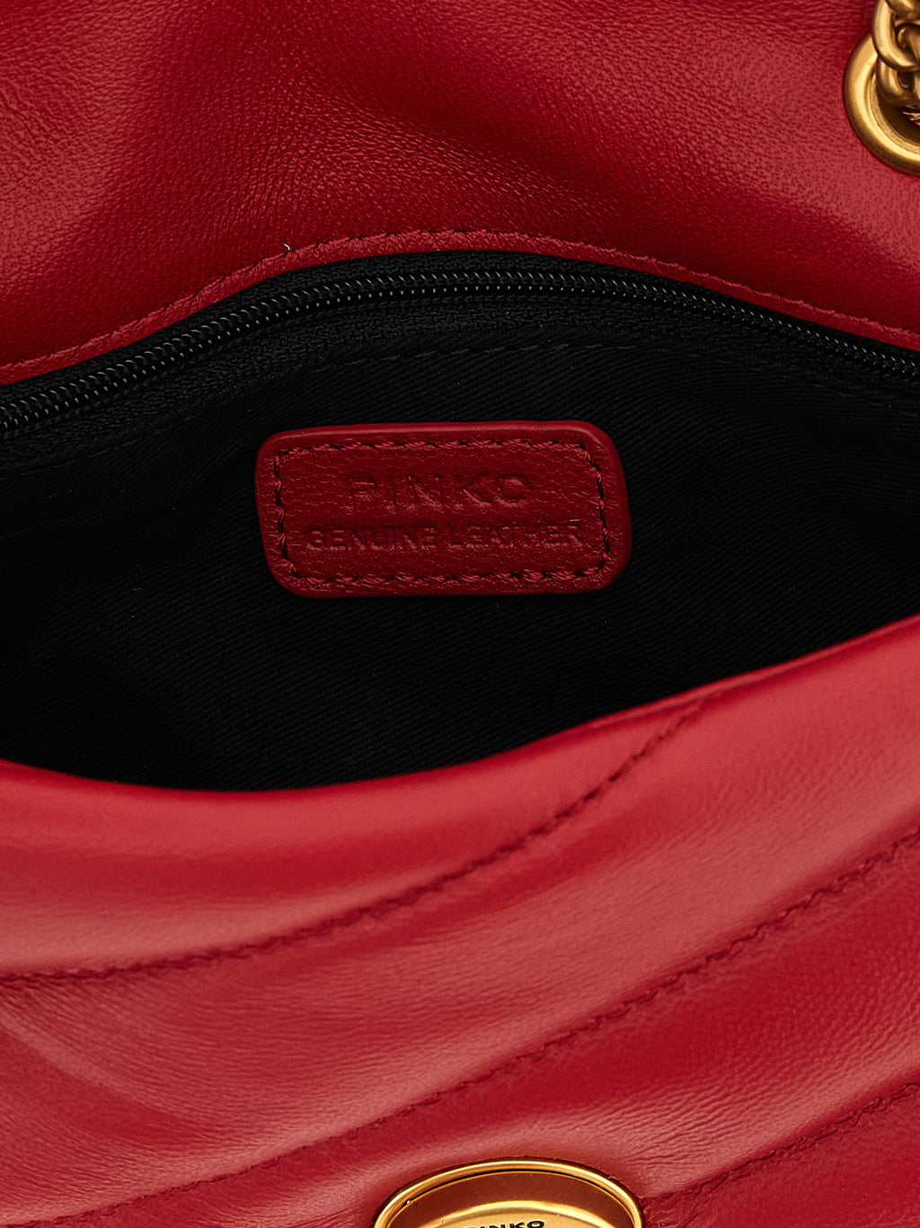 Red Nappa Lambskin Baby Love Puff Shoulder Bag