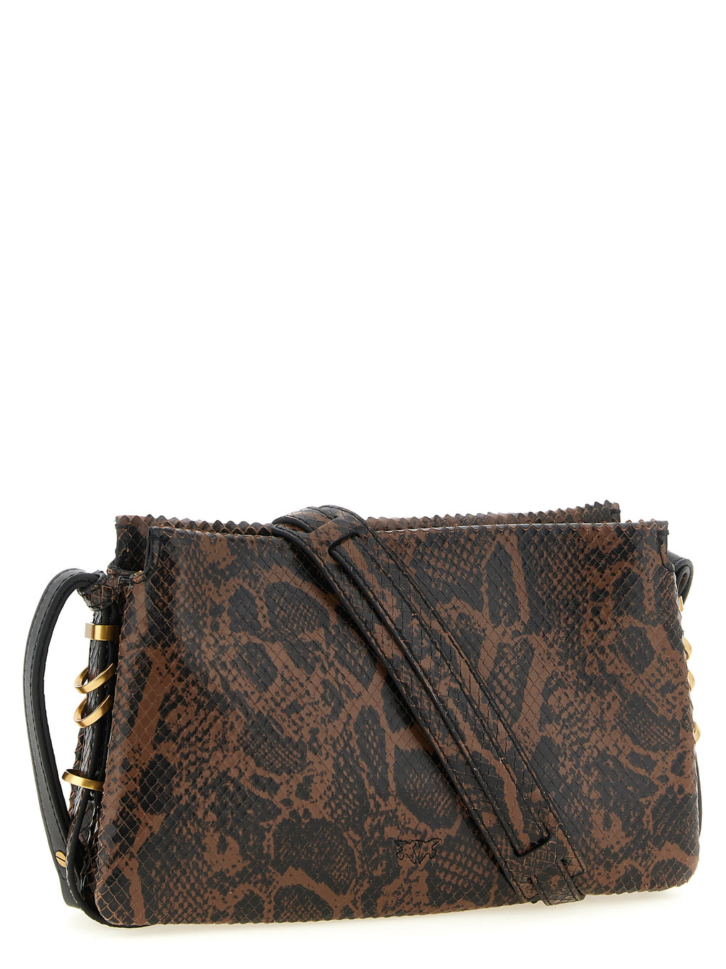 Brown Calfskin Crossbody Bag