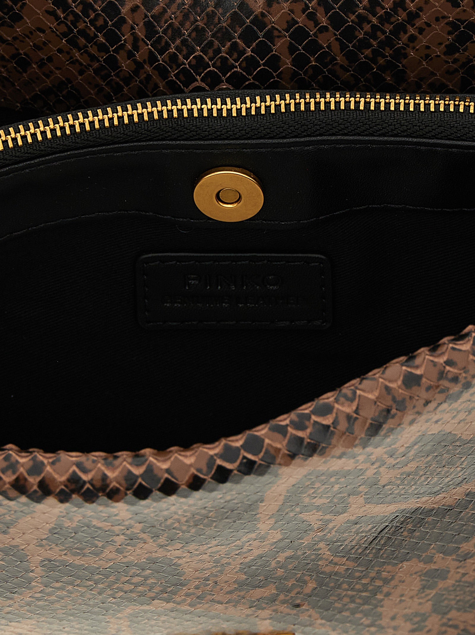 Brown Calfskin Crossbody Bag