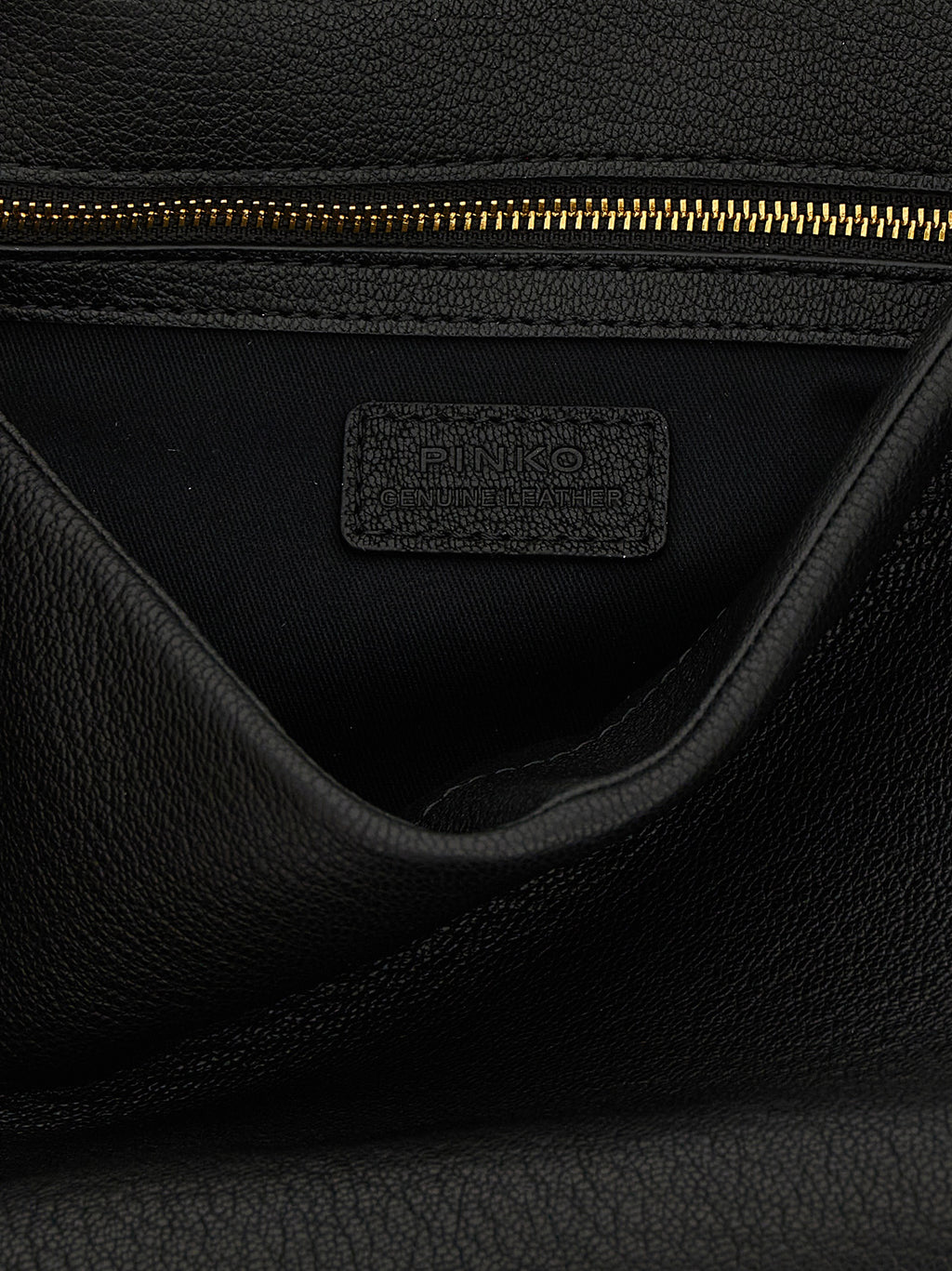 Black Lamb Leather Shoulder Bag