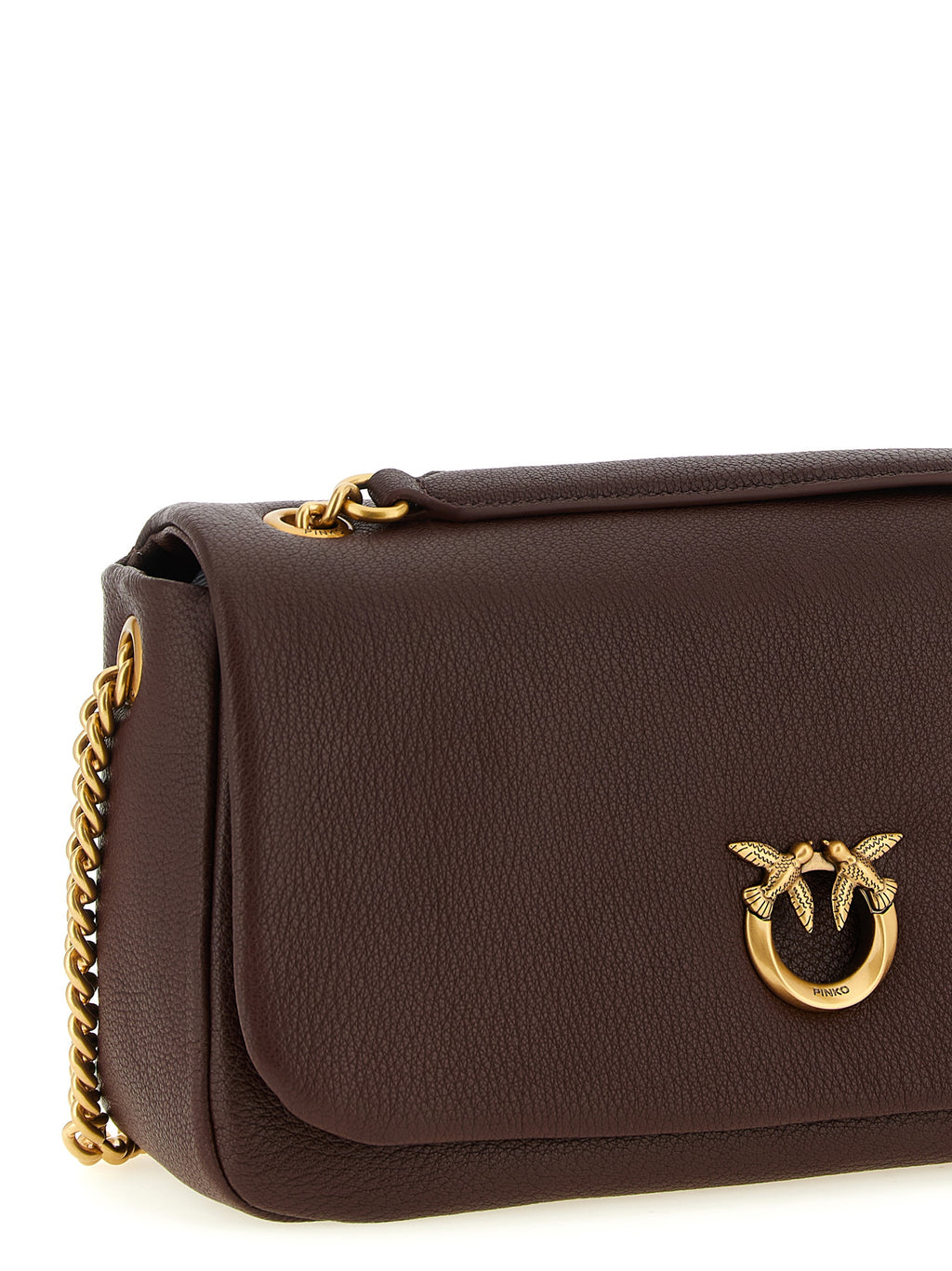 Hammered Lambskin Shoulder Bag
