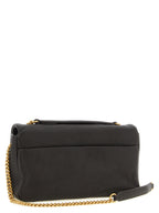 Brown Lamb Leather Shoulder Bag