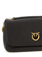 Brown Lamb Leather Shoulder Bag