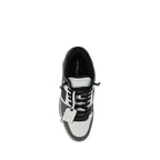 Multicolor Calf Leather Athletic Sneakers