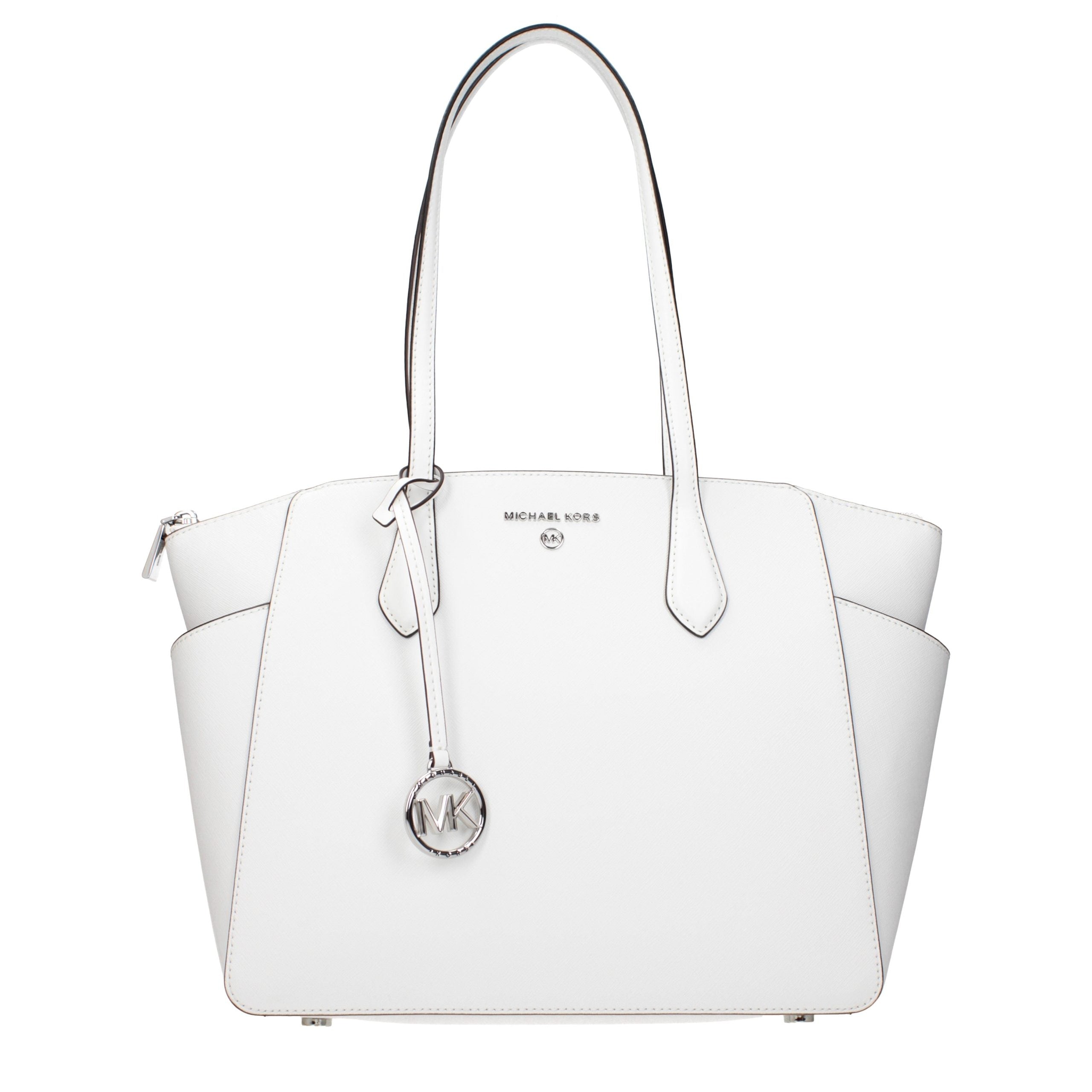 White Leather Shoulder Bag