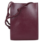 Violet Leather Crossbody Bag