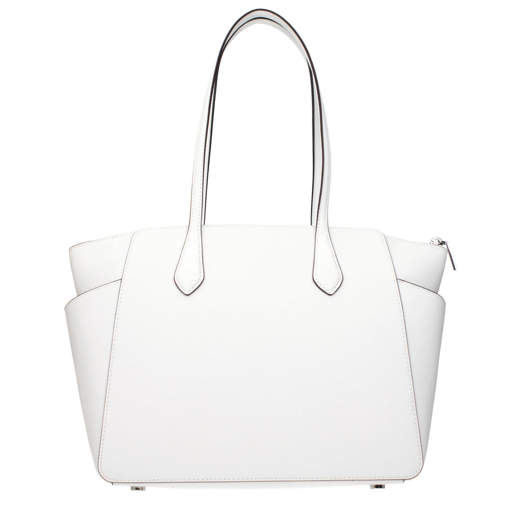 White Leather Shoulder Bag