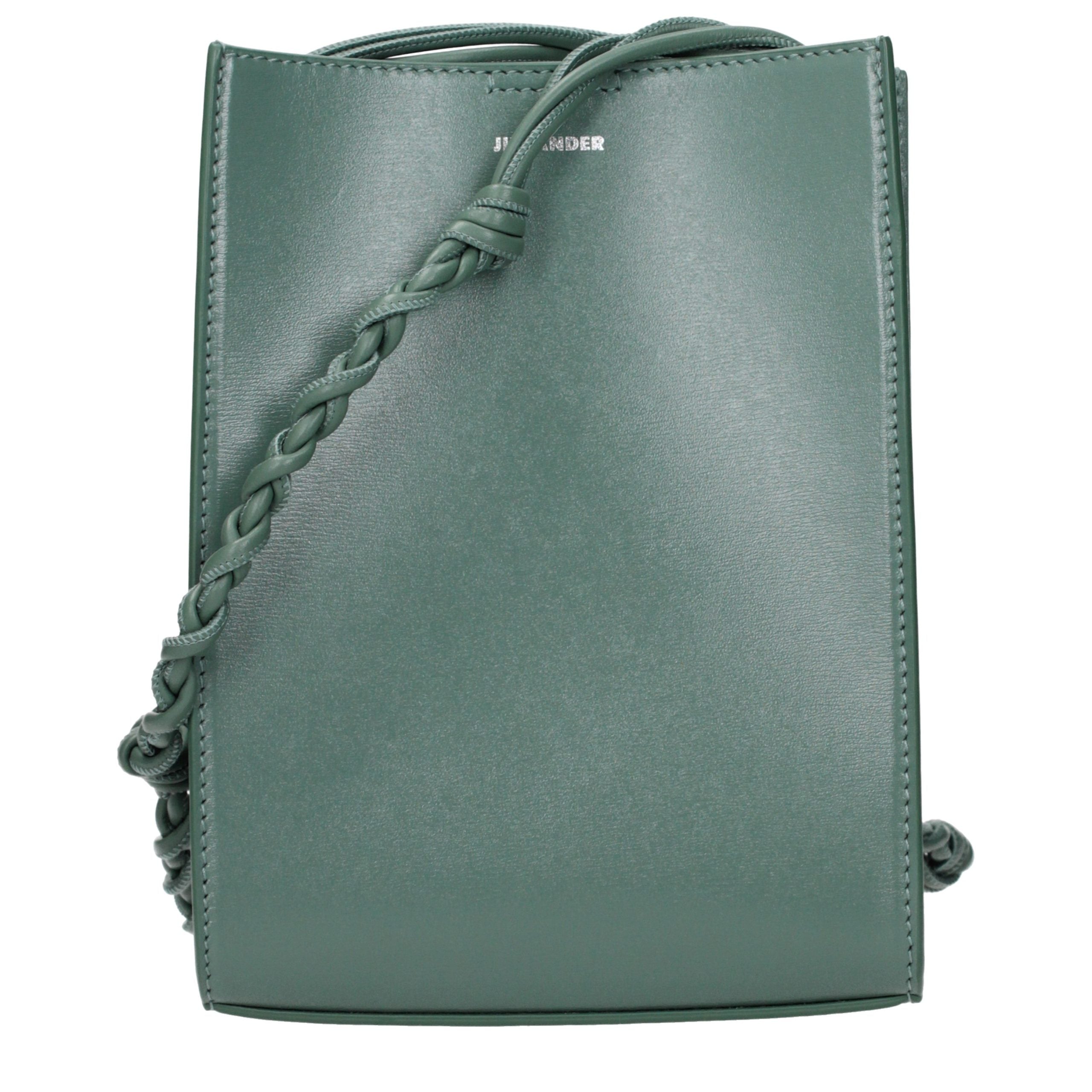 Green Leather Crossbody Bag