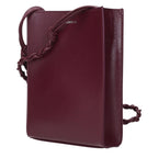 Violet Leather Crossbody Bag