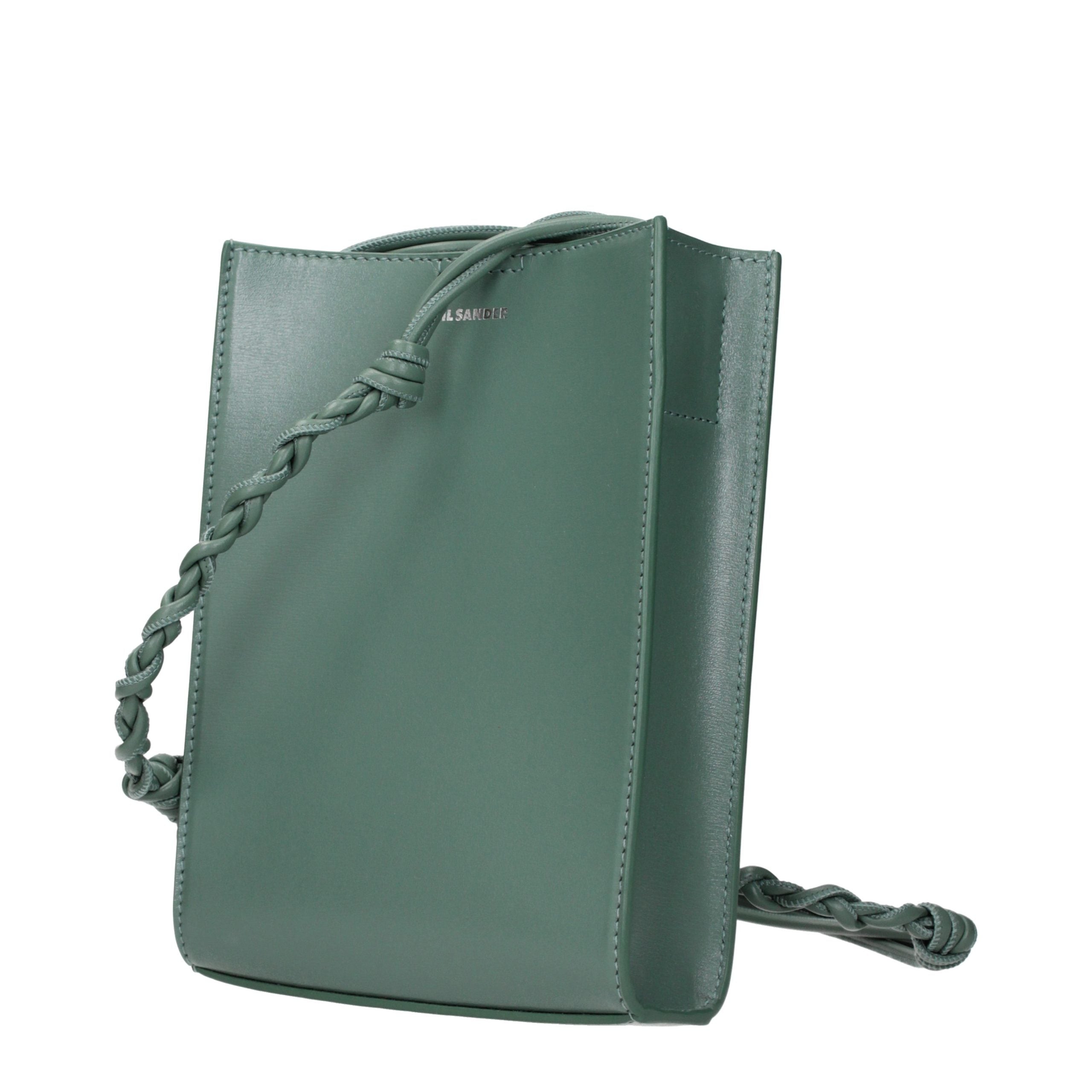 Green Leather Crossbody Bag