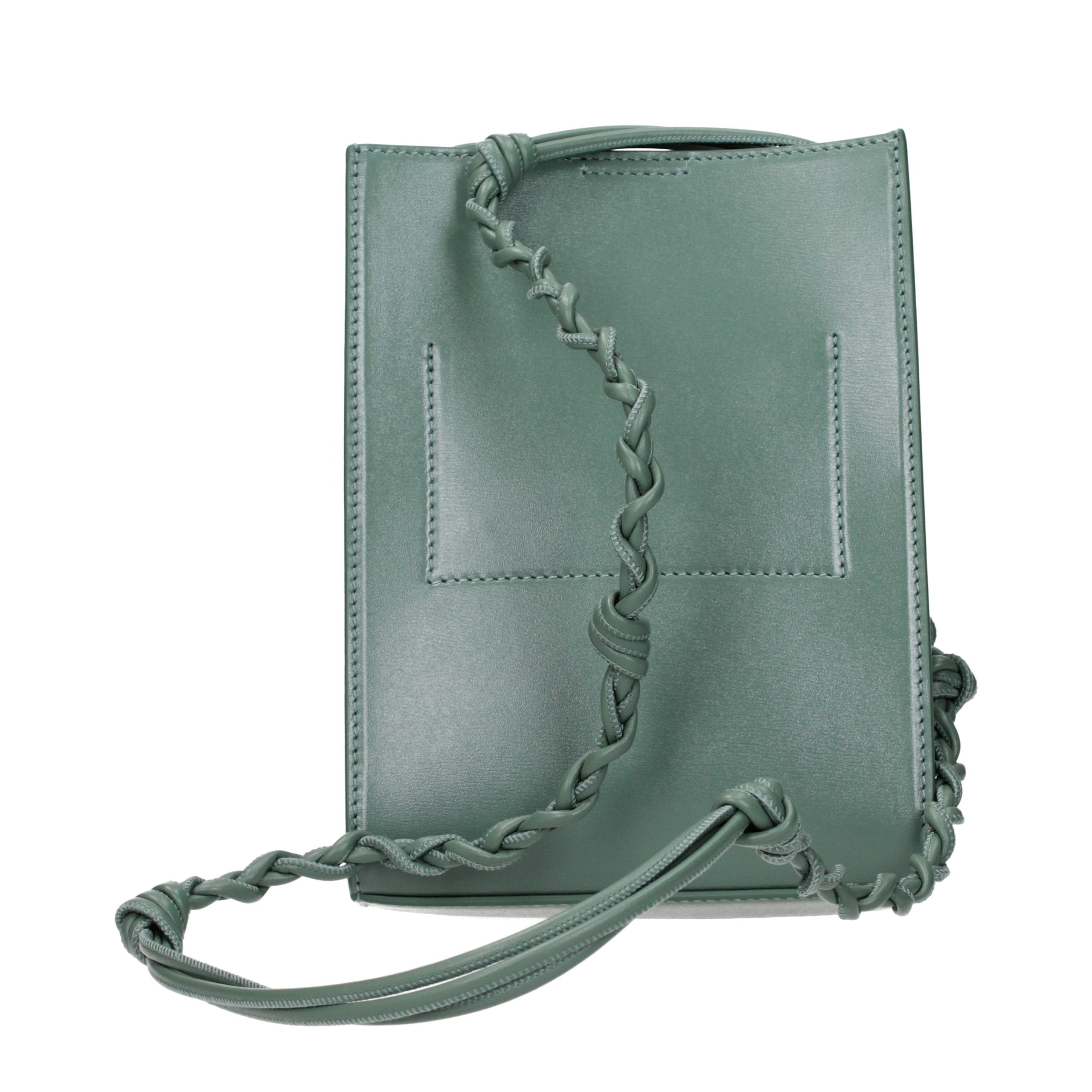 Green Leather Crossbody Bag