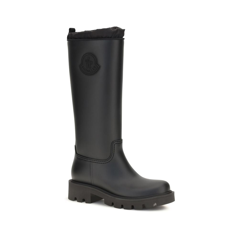 PVC Kickstream Knee-High Boots