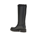 PVC Kickstream Knee-High Boots