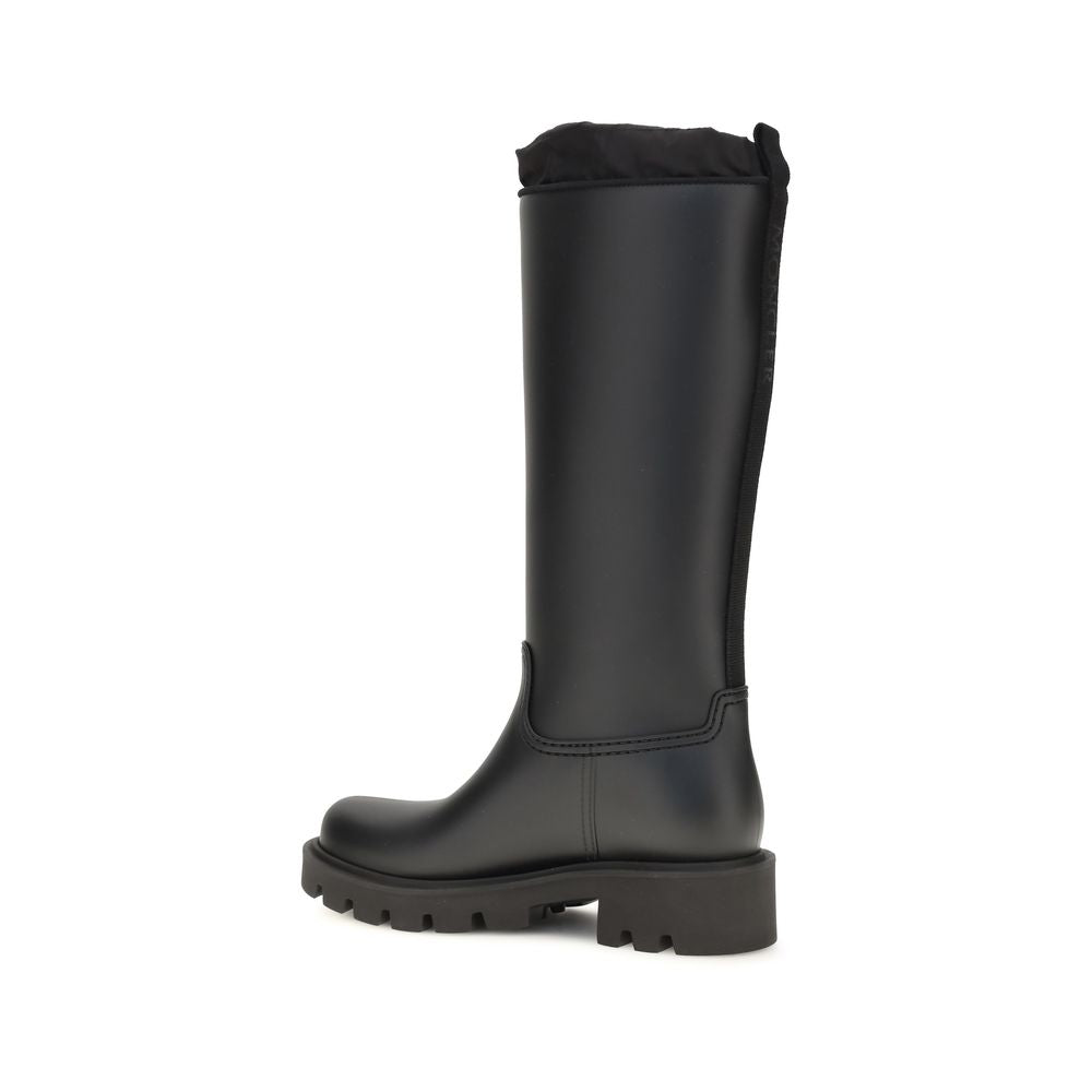 PVC Kickstream Knee-High Boots