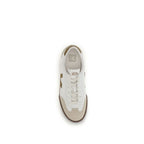 Beige Calf Leather Volley Sneakers
