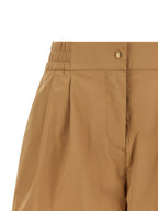 Beige Nylon Bermuda Shorts