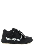 Bicolor Calfskin Out Of Office For Walking Low Top Sneakers