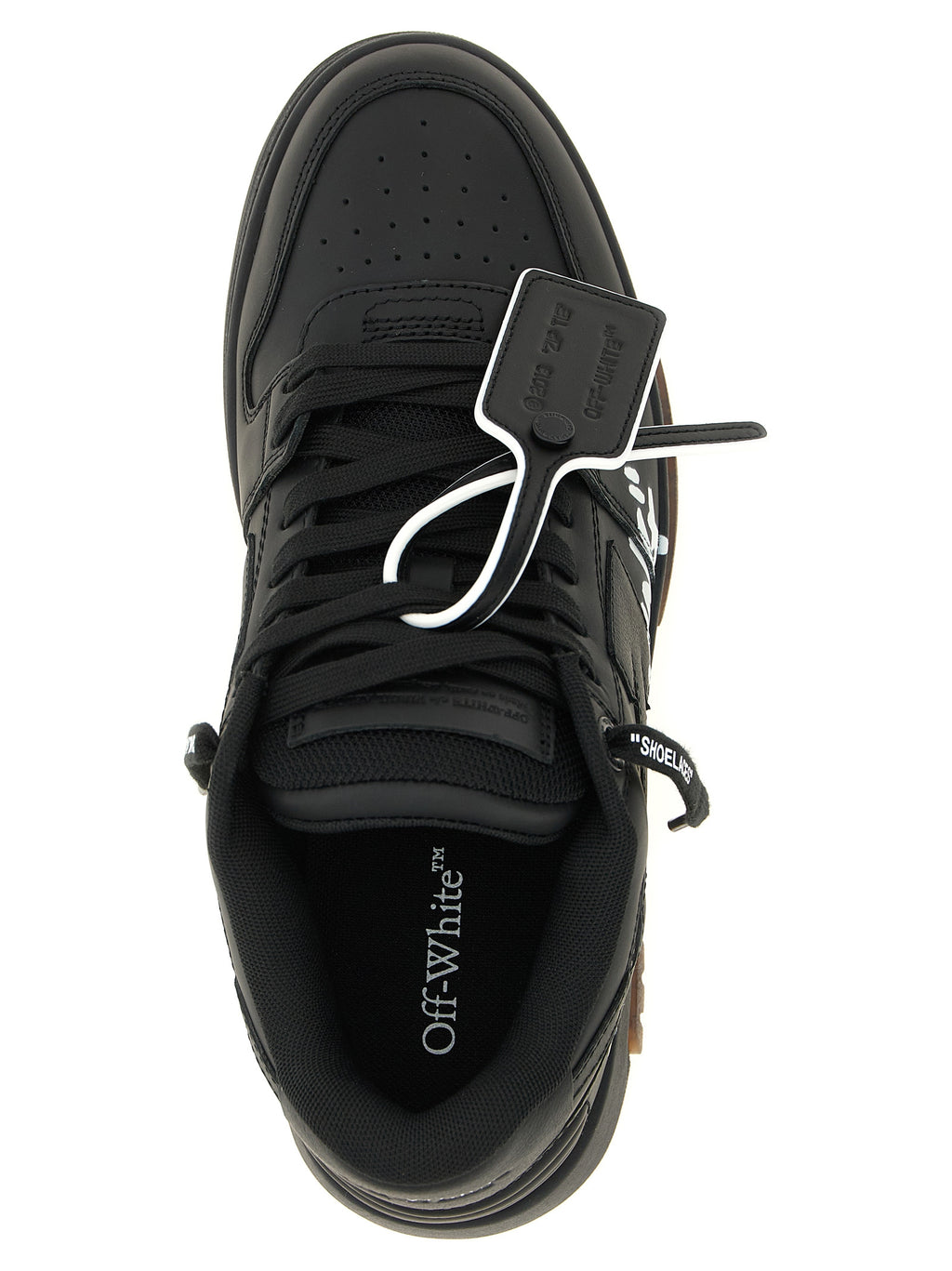 Bicolor Calfskin Out Of Office For Walking Low Top Sneakers