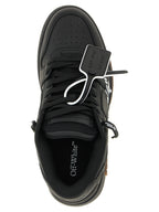 Bicolor Calfskin Out Of Office For Walking Low Top Sneakers