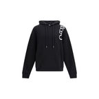 Vertical Bookish Skate Hoodie - Black Cotton