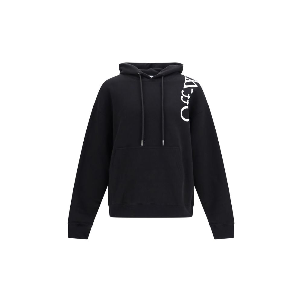 Vertical Bookish Skate Hoodie - Black Cotton