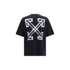 Black Cotton Motion Arrow Skate T-Shirt