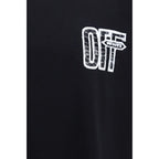 Black Cotton Motion Arrow Skate T-Shirt