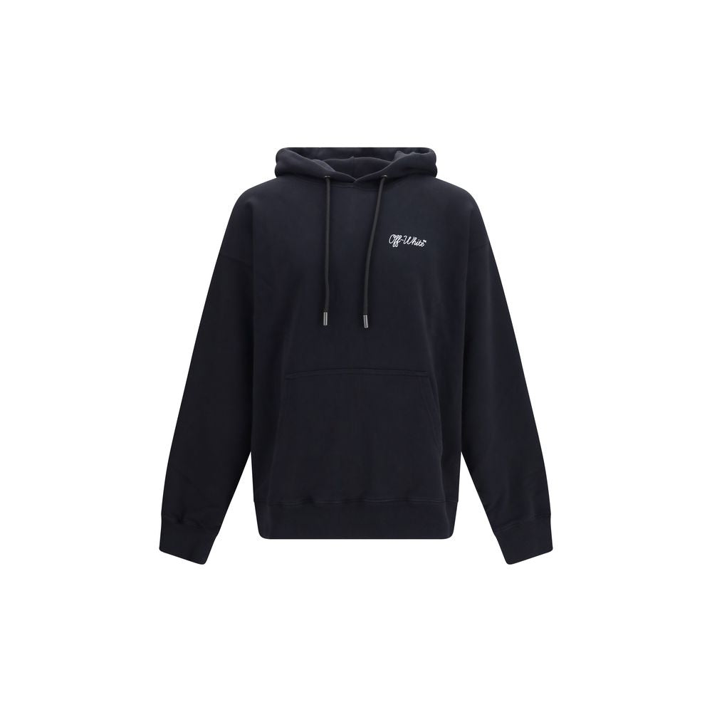 Black Cotton Skate Hoodie