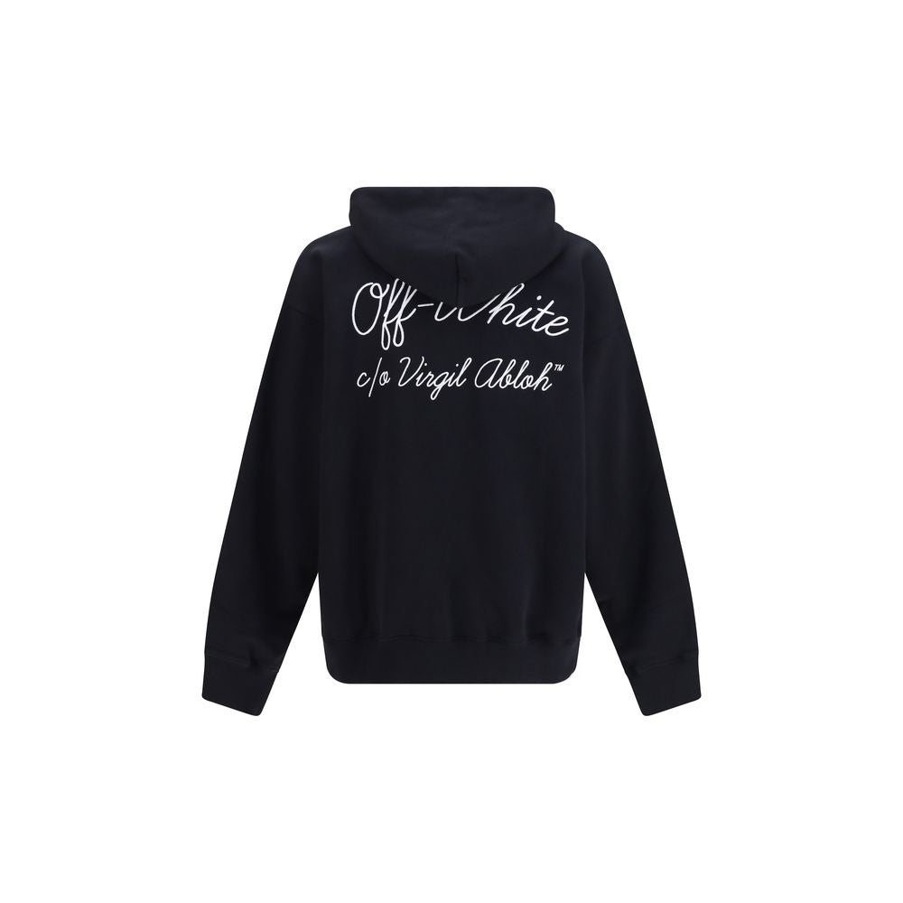 Black Cotton Skate Hoodie