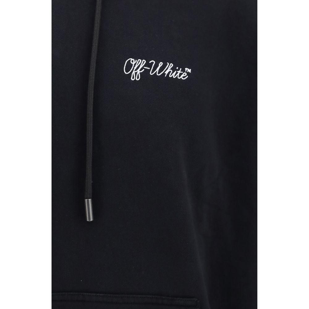 Black Cotton Skate Hoodie