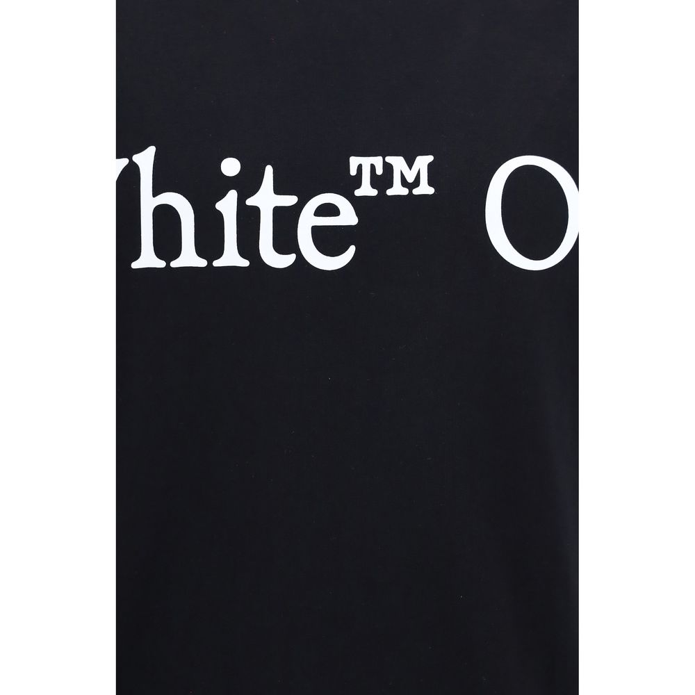 Black Cotton Bookish T-Shirt