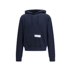 Cotton Hooded Sweatshirt with Central Pocket