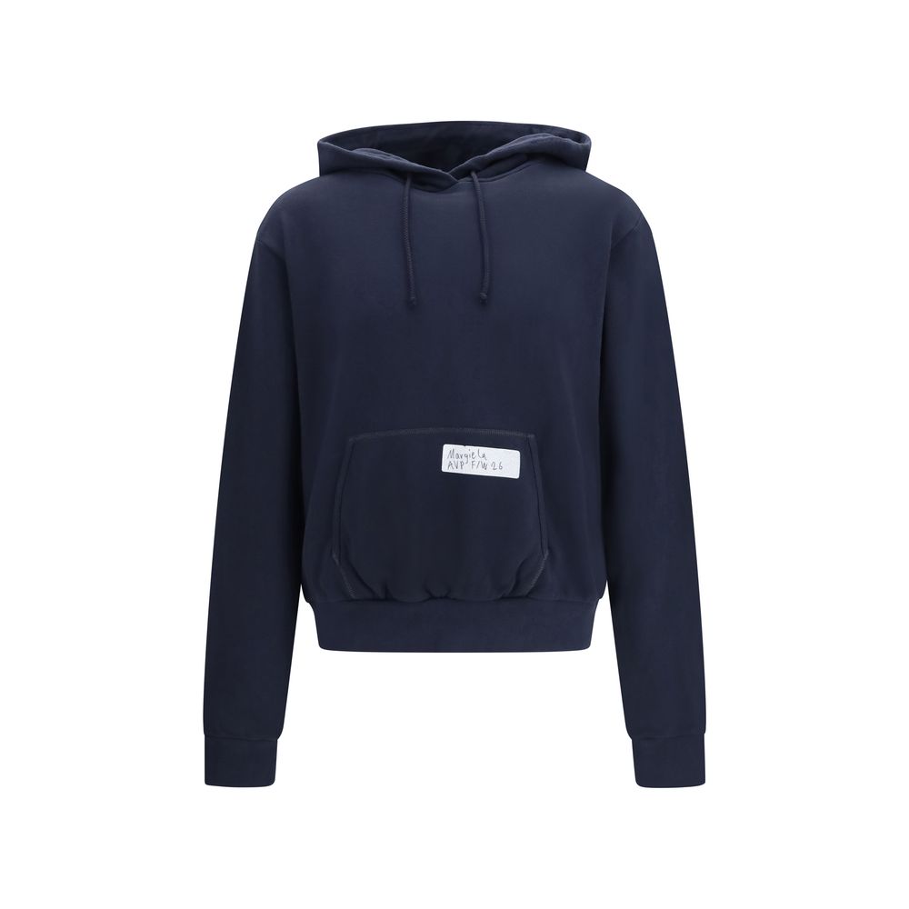 Cotton Hooded Sweatshirt with Central Pocket