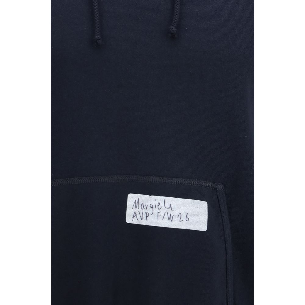 Cotton Hooded Sweatshirt with Central Pocket