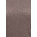 Lyocell Silk Ribbed Long‑Sleeve Sweater