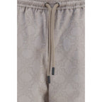 Oversized Arrow Cotton Pants