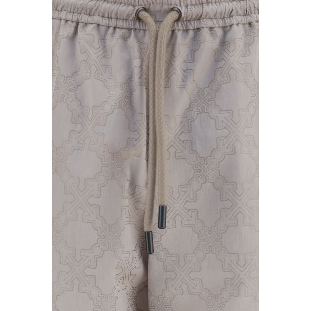 Oversized Arrow Cotton Pants