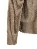 Beige Wool Full-Length Jacket