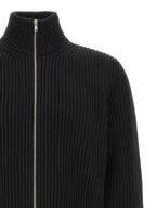 Black Wool Blend Full-Length Jacket