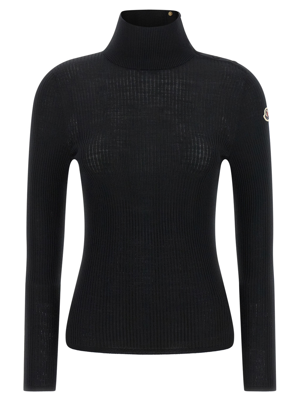 Black Virgin Wool Cardigan