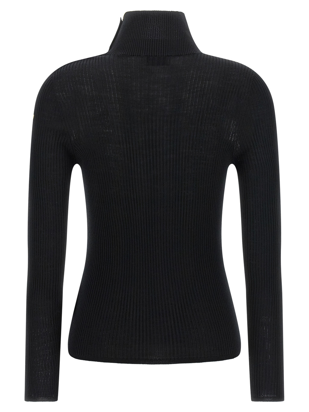Black Virgin Wool Cardigan