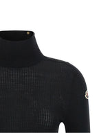 Black Virgin Wool Cardigan
