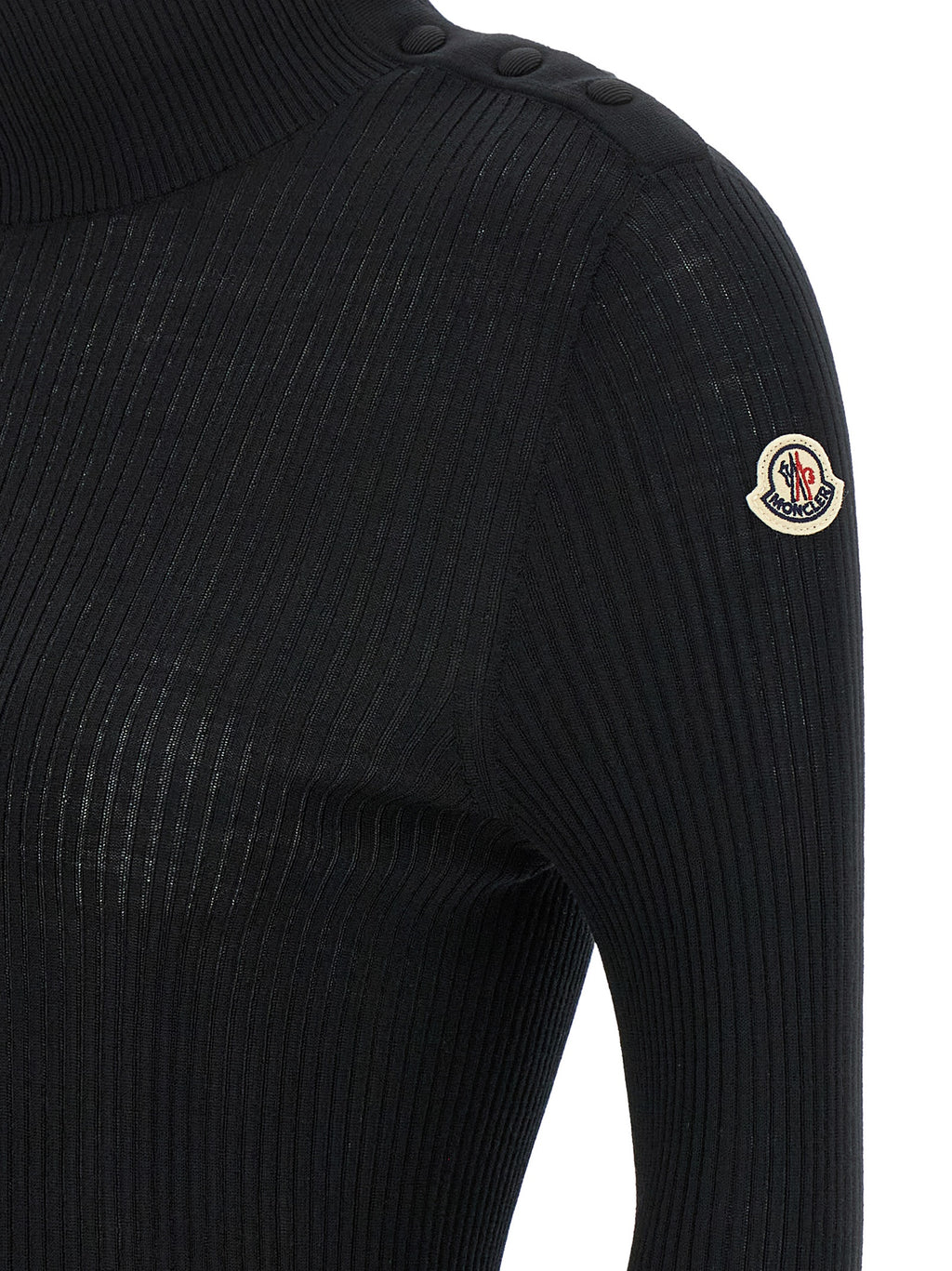 Black Virgin Wool Cardigan