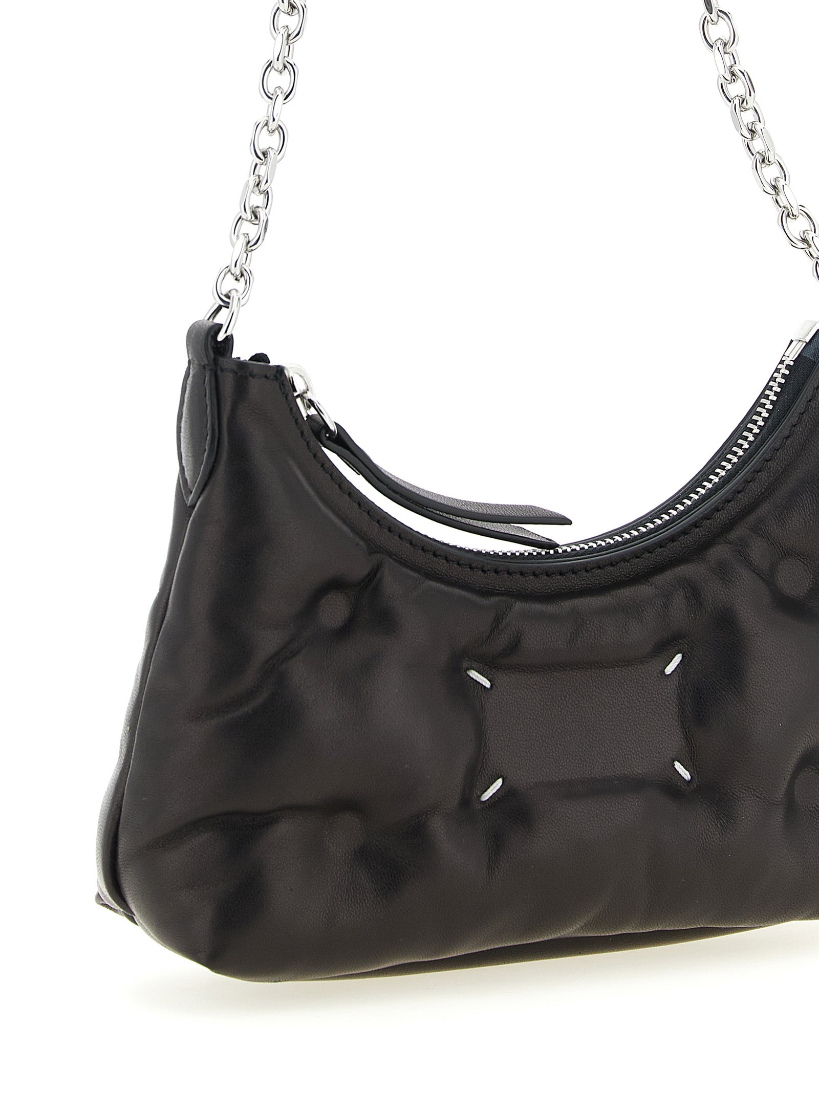 Lamb Leather Glam Slam Micro Crossbody