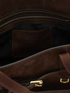 Brown Calfskin Tie Me Handbag